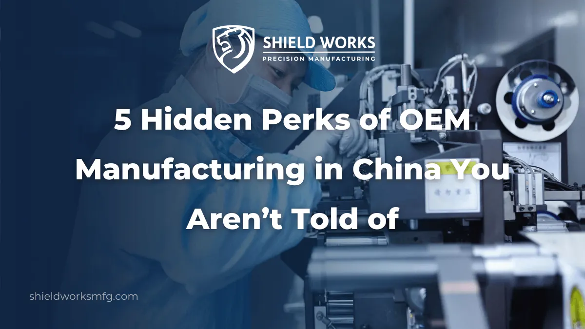 5 Hidden Perks of OEM Manufacturing in China You Aren’t Told of