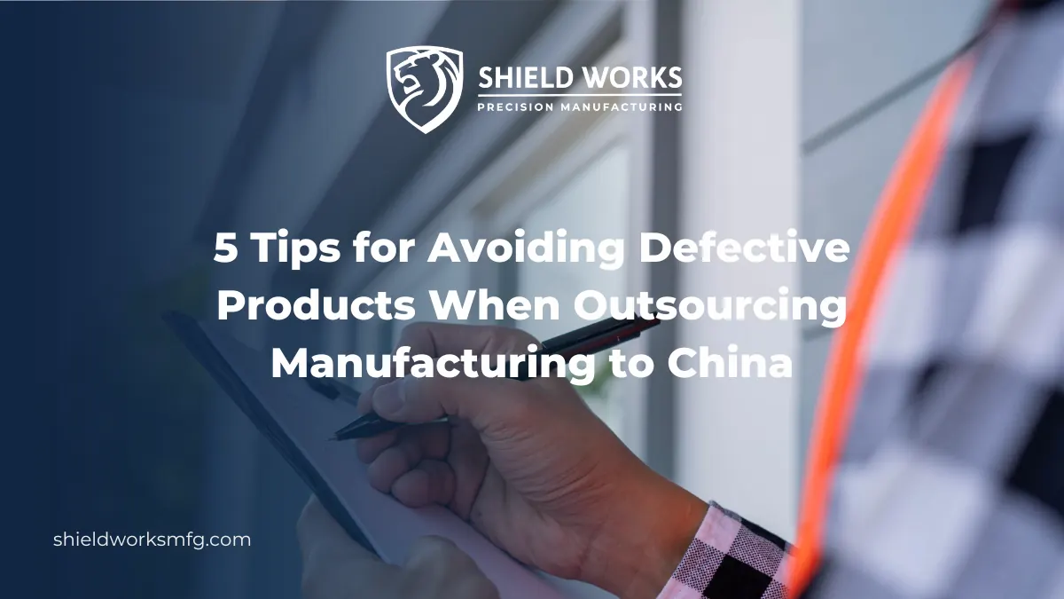 5 Tips for Avoiding Defective Products When Outsourcing Manufacturing to China