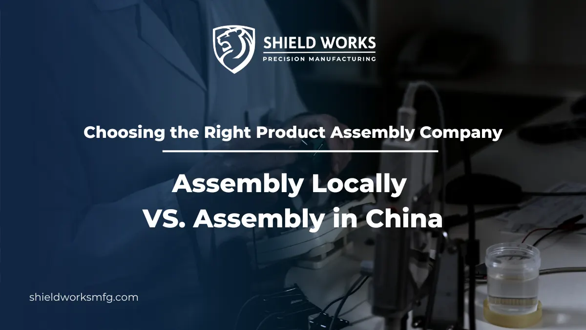 Choosing the Right Product Assembly Company: Assembly Locally VS. Assembly in China