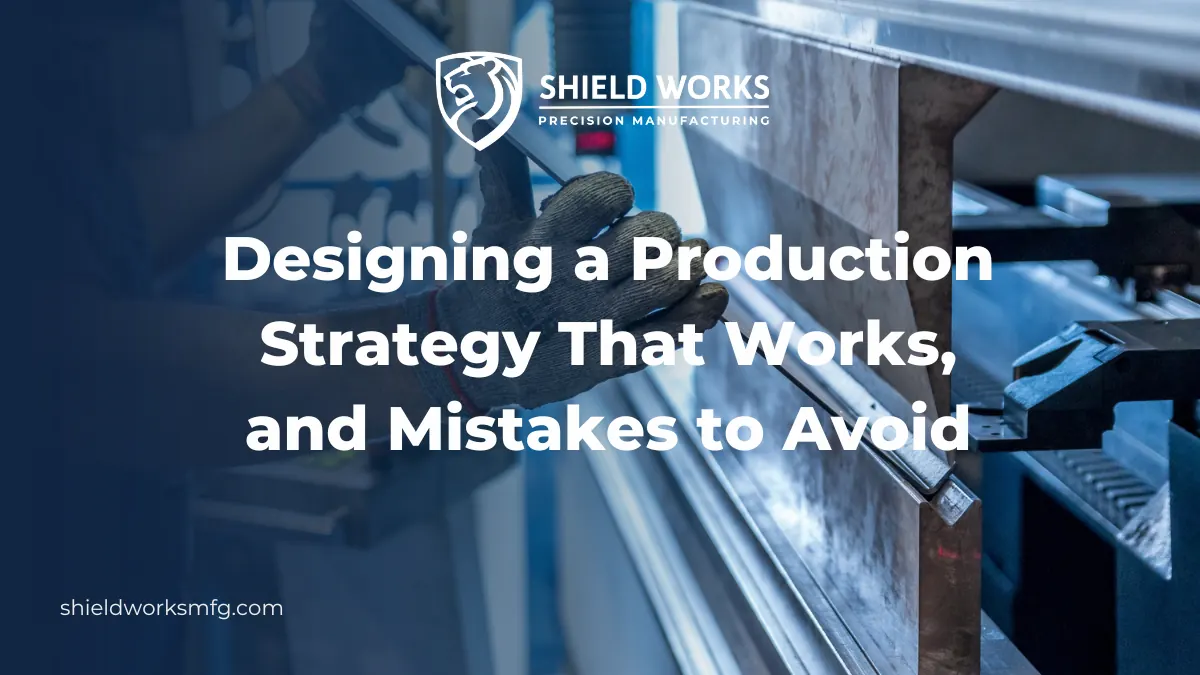 Designing a Production Strategy That Works, and Mistakes to Avoid