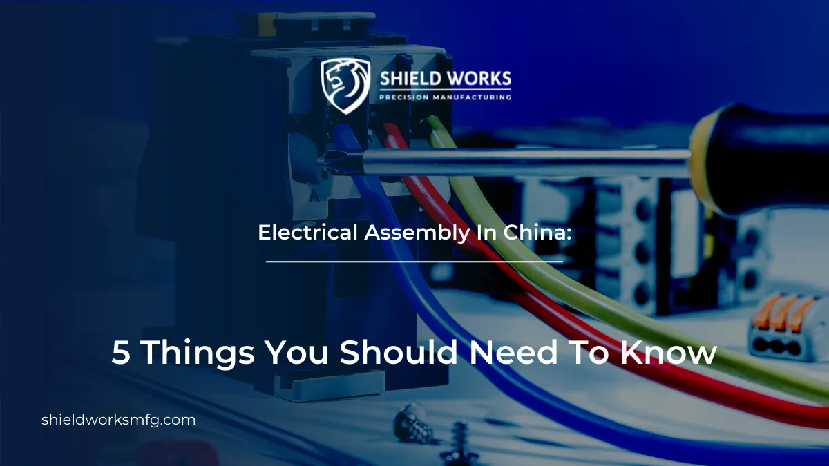 Electrical Assembly In China: 5 Things You Should Need To Know