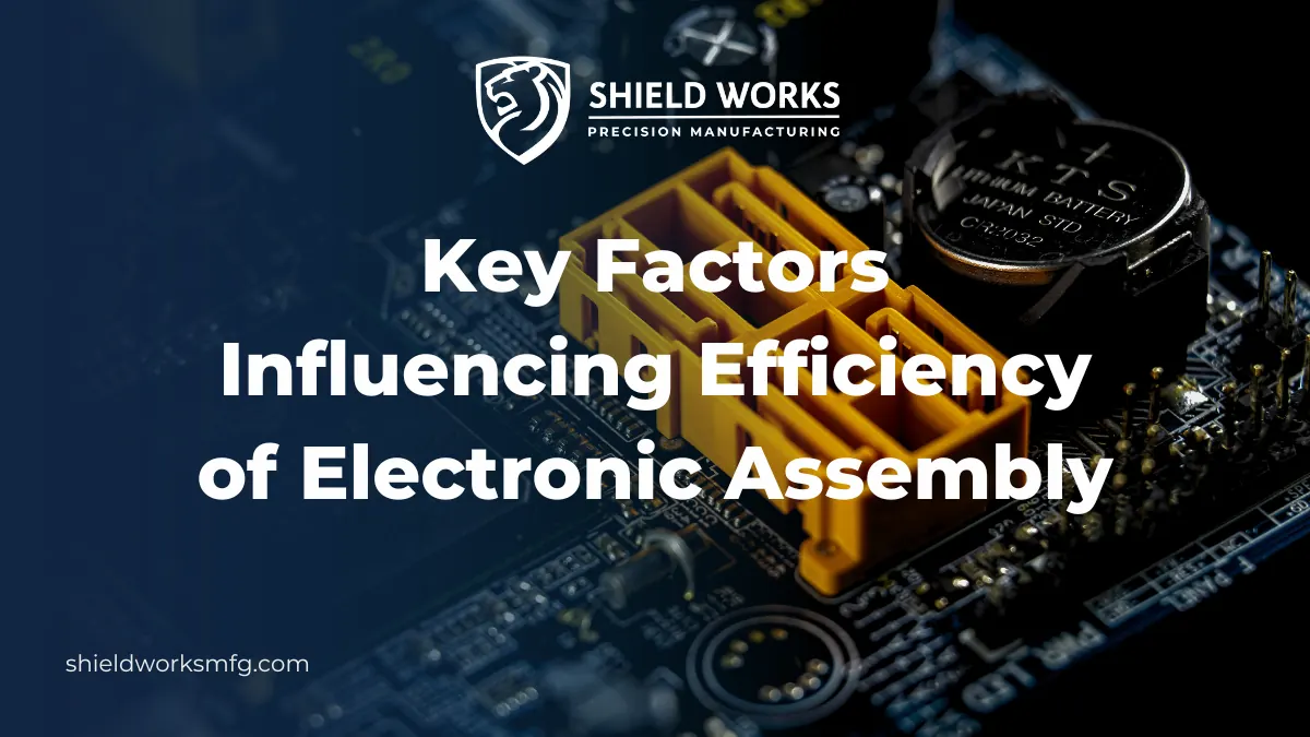 Key Factors Influencing Efficiency of Electronic Assembly