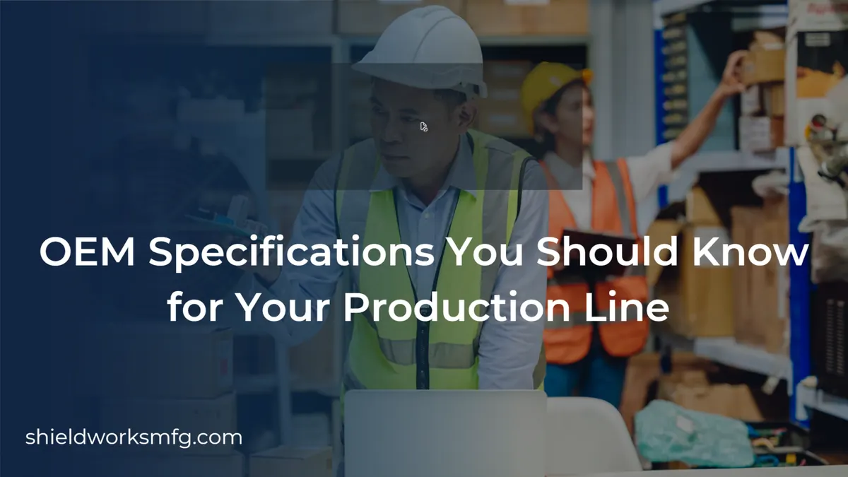 OEM Specifications You Should Know for Your Production Line