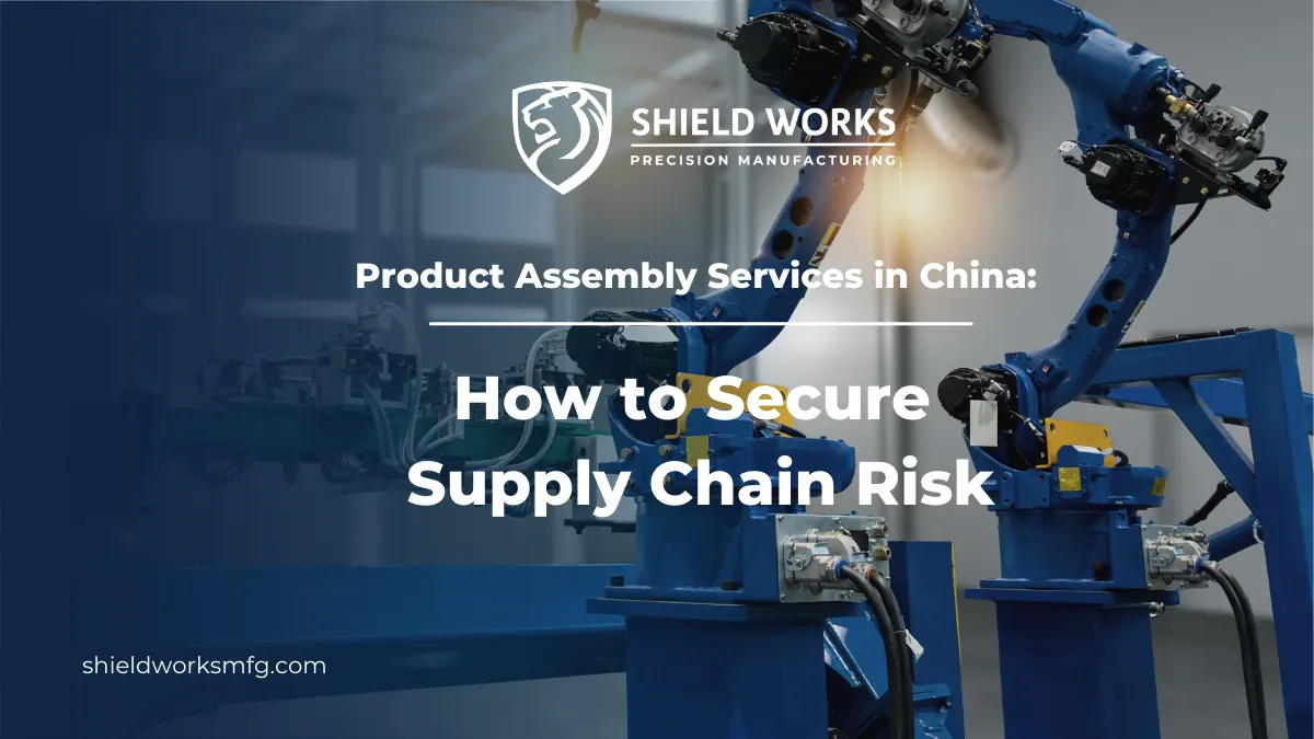 Product Assembly Services in China: How to Secure Supply Chain Risk