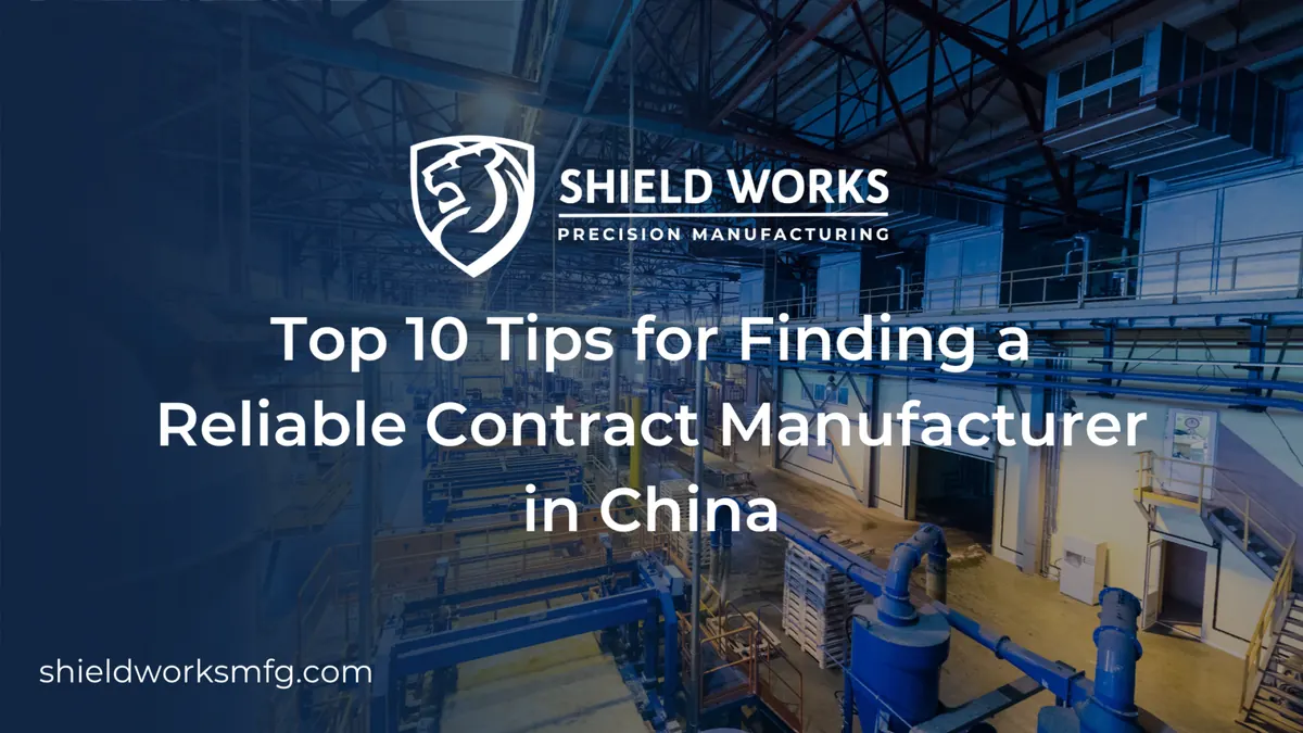 Top 10 Tips for Finding a Reliable Contract Manufacturer in China