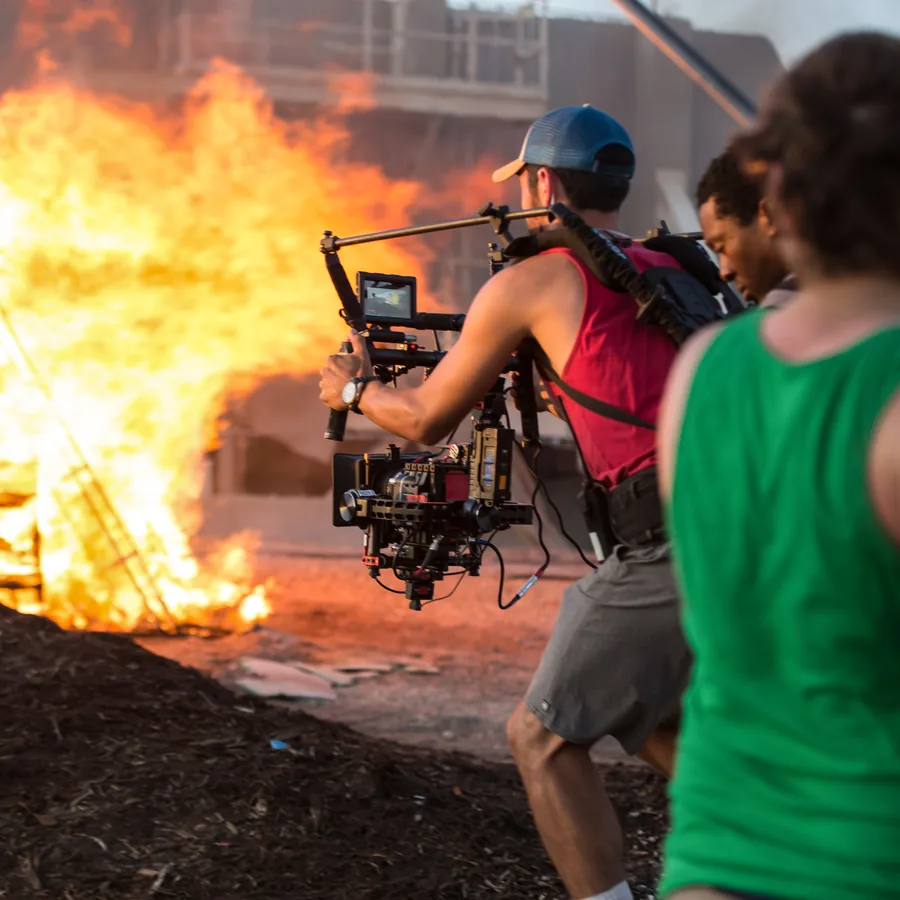 Ready Rig camera support system on set