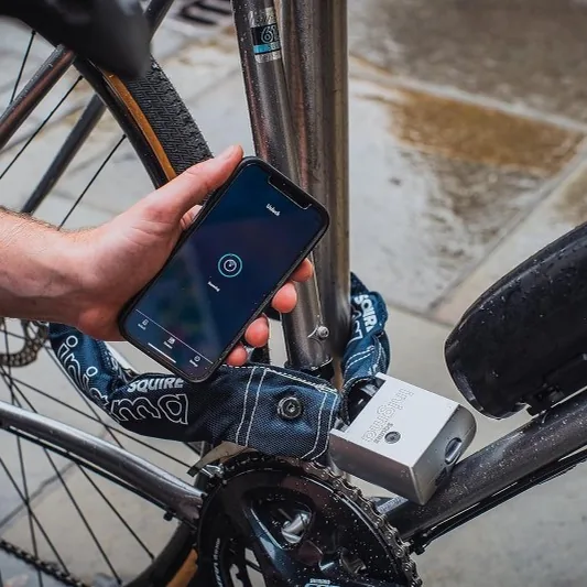 Squire Inigma bike lock and app