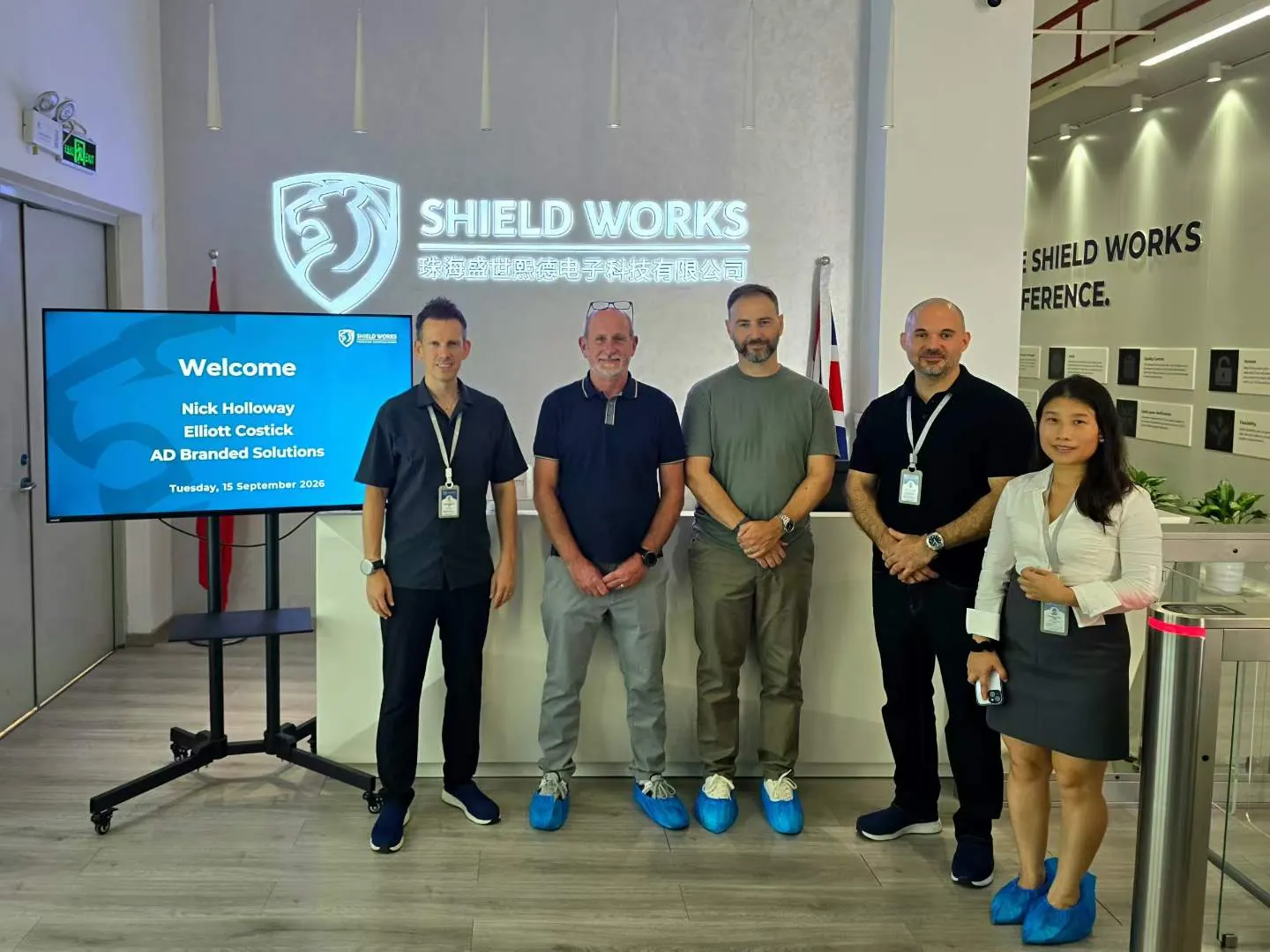 AD Branded Solutions visit to Shield Works, Sep 2026