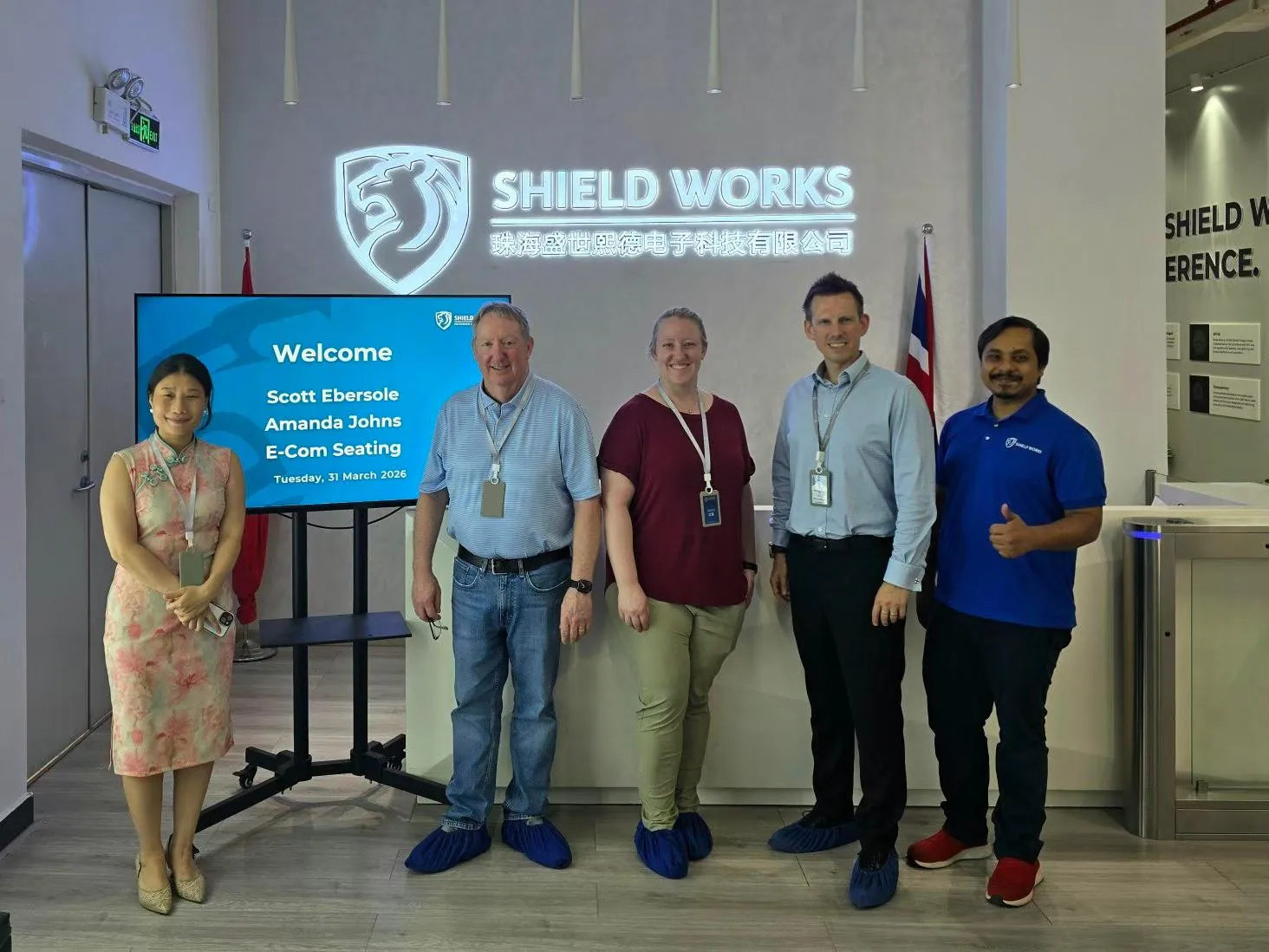 Ecom Seating visit to Shield Works, Mar 2026