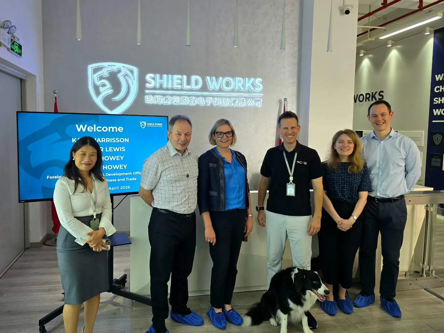 UK Government delegation (FCDO and DBT) visit to Shield Works, Apr 2026