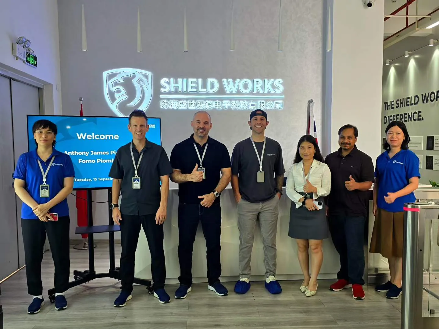 Forno Piombo visit to Shield Works, Sep 2026
