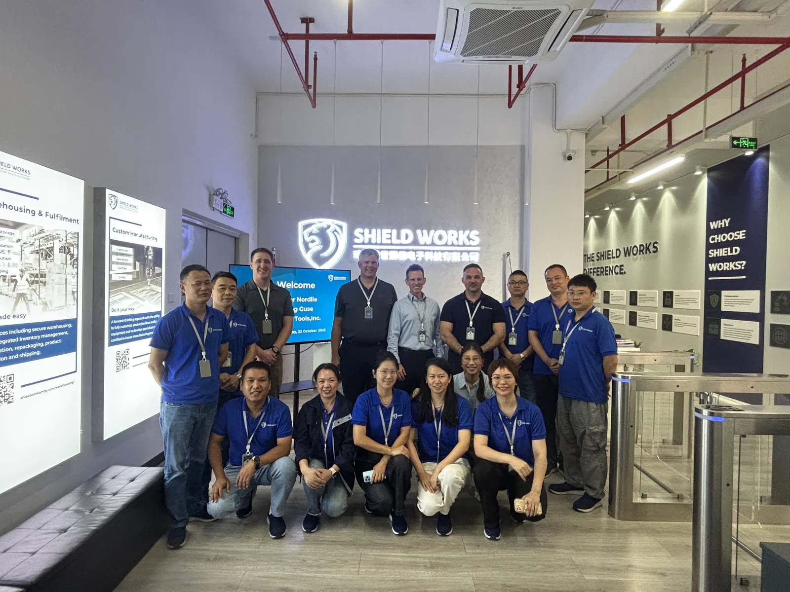 Malco Group visit to Shield Works, Oct 2025