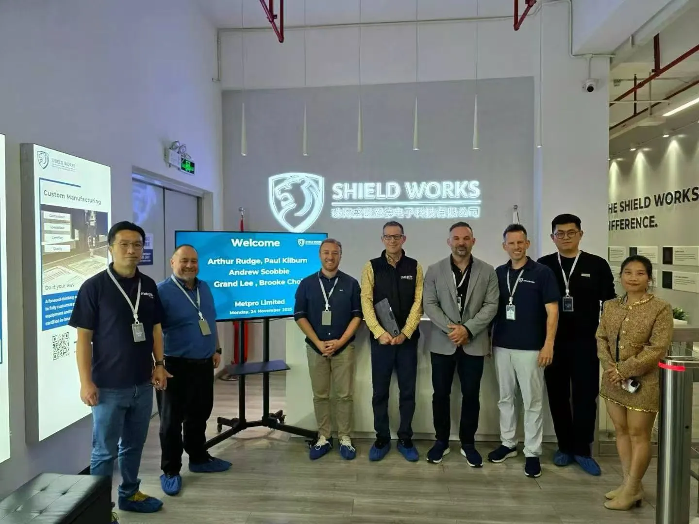 Metpro visit to Shield Works, Nov 2025