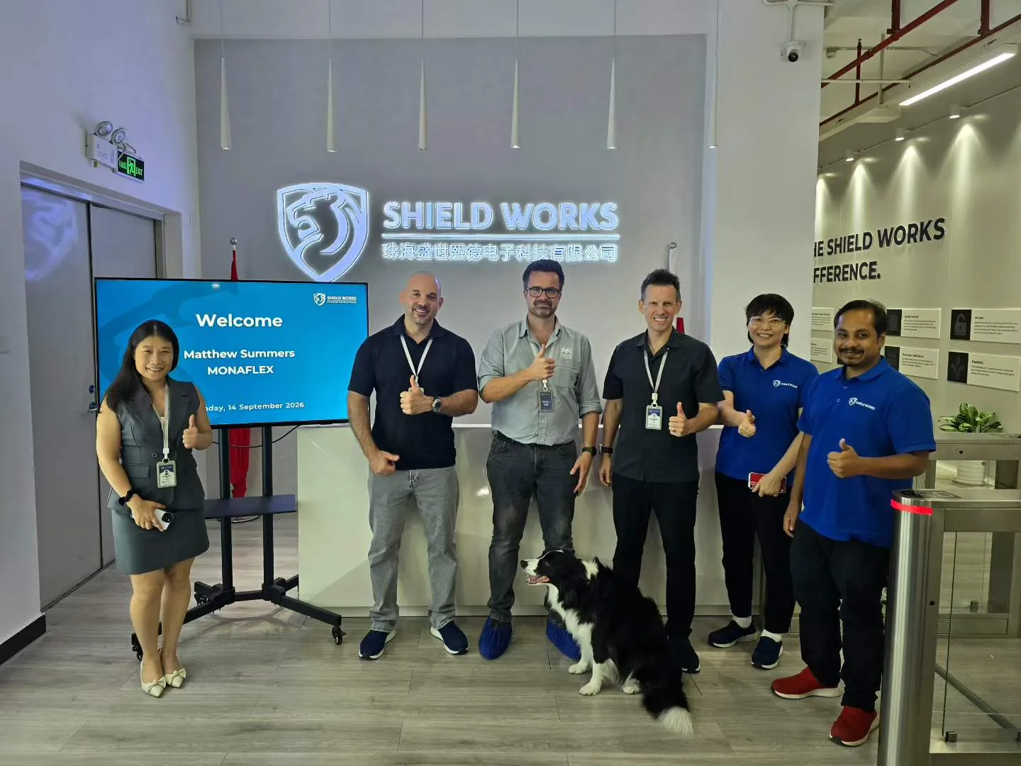 Monaflex visit to Shield Works, Sep 2026