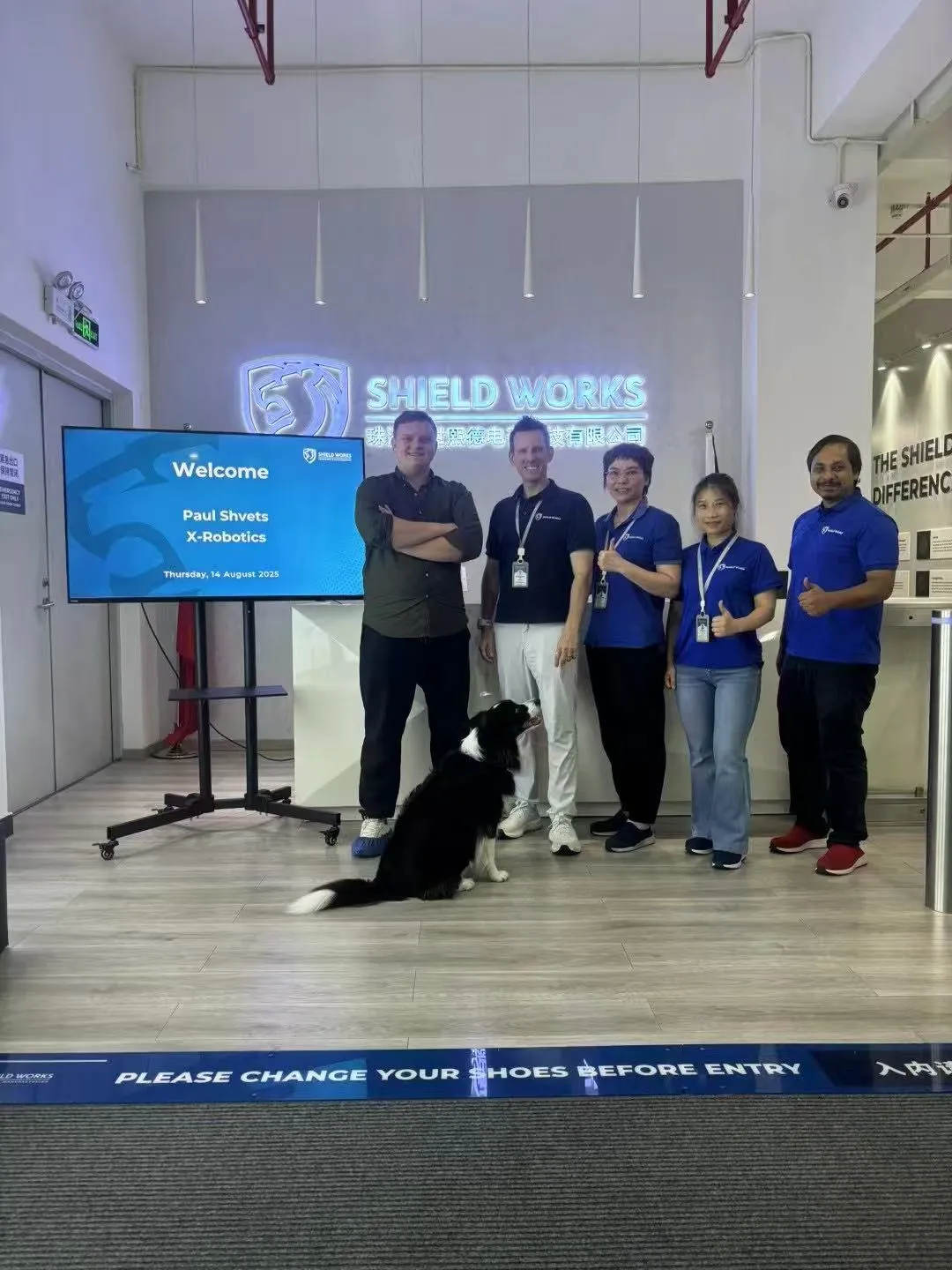 X-Robotics visit to Shield Works, Aug 2025