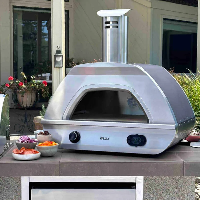 Bull BBQ: Dual-fuel pizza ovens