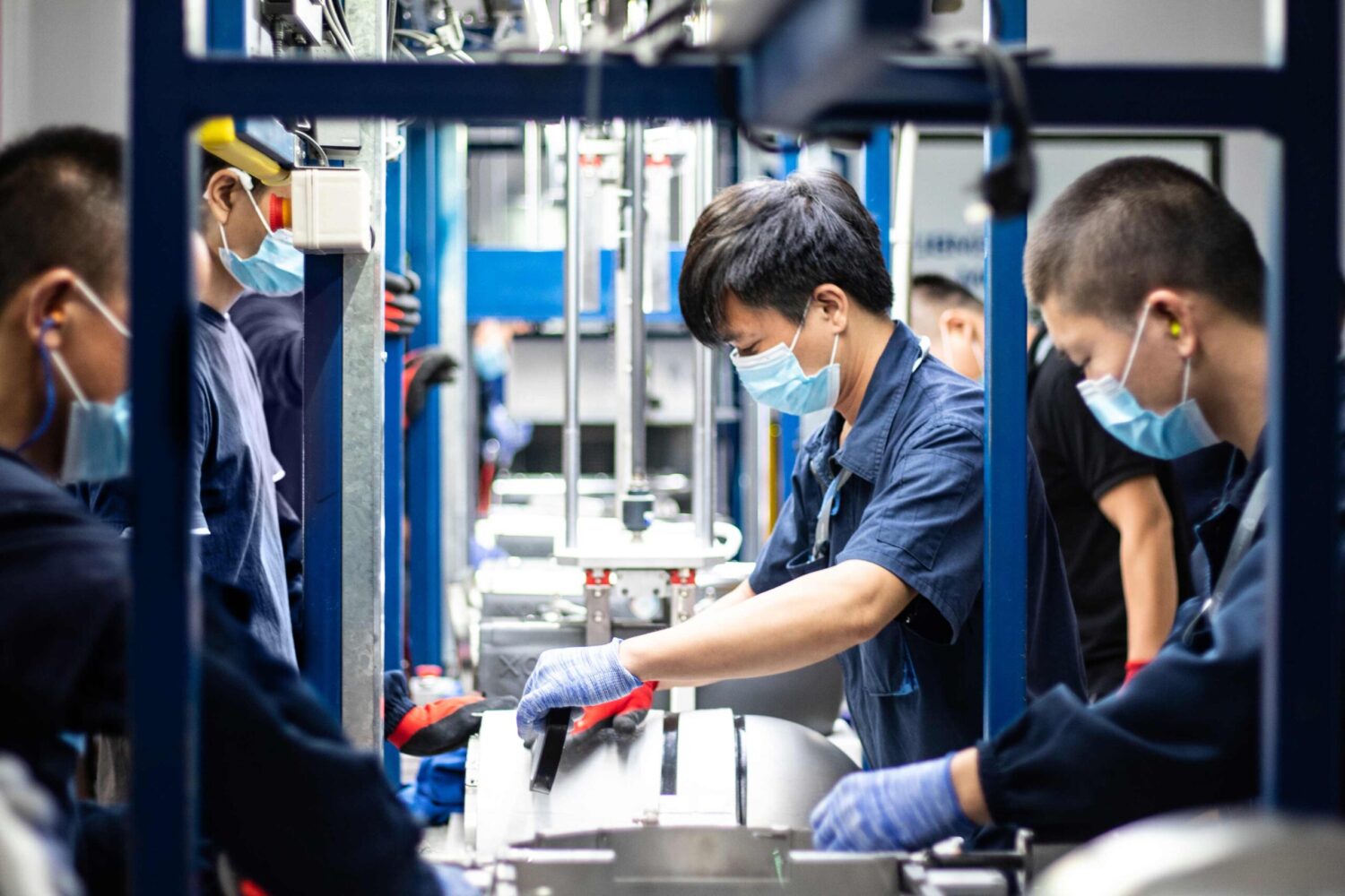 Shield Works assembly line
